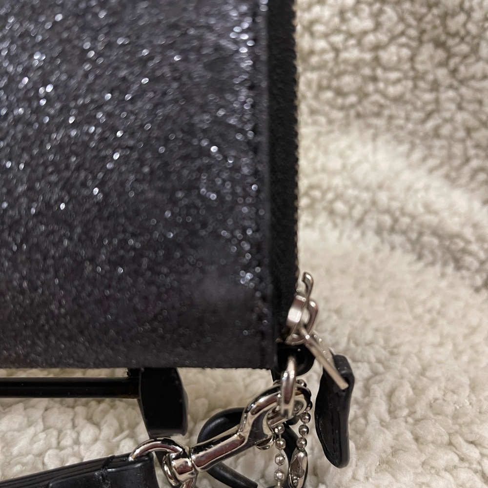 Coach Black Glitter Wallet - Picture 7 of 8